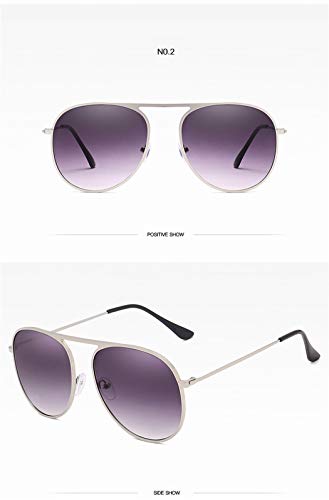 GHVJHBJBH Gafas de Sol Classic Mujer PC Lentes Gafas de Sol Summer Wrap Marco de Metal Reflectante Gafas de Mujer Mujer Candy Colors Gafas UV400 Venta al por Mayor