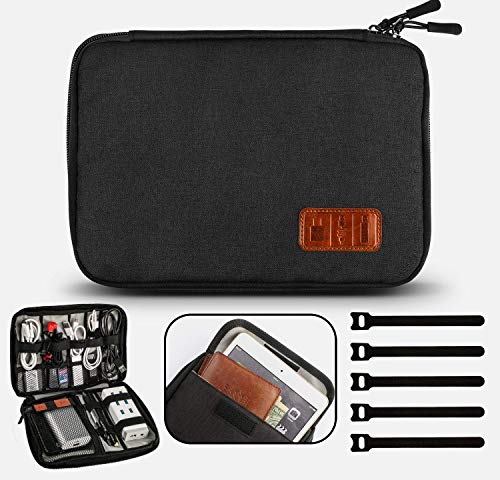 Gibot Electrónico Organizador de Cable Accesorios Electrónicos Portable Bolsa de para Cables Gibot Electrónico Organizador de Cable Accesorios Electrónicos Portable Bolsa de para Cables