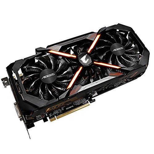 GIGABYTE AORUS GTX 1080 Ti 11Gb - Tarjeta gráfica (NVIDIA, GeForce GTX 1080 Ti 11Gb, 1708 MHz, 2-Way SLI) GIGABYTE AORUS GTX 1080 Ti 11Gb - Tarjeta gráfica (NVIDIA, GeForce GTX 1080 Ti 11Gb, 1708 MHz, 2-Way SLI)