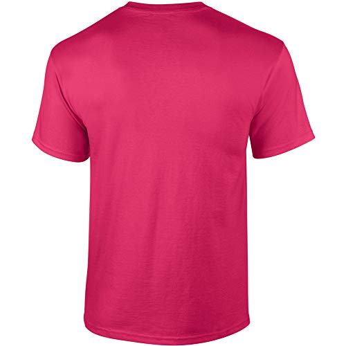 Gildan - Camiseta básica de manga corta de verano para hombre- 61 colores diferentes ? Número 1 en América (2XL/Verde Fluorescente) Gildan - Camiseta básica de manga corta de verano para hombre- 61 colores diferentes ? Número 1 en América (2XL/Verde Fluorescente)