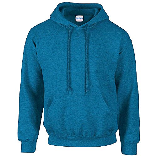 Gildan Heavy Blend Sudadera con capucha de 18500 verde militar Small