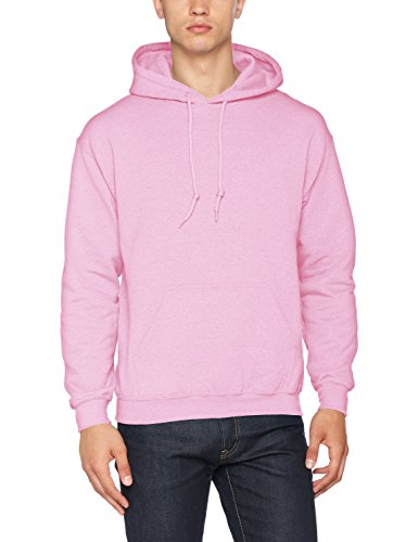 Gildan Heavyweight Hooded Sweatshirt Sudadera con Capucha, Rosa (Light Pink), S para Hombre