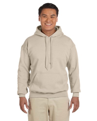 Gildan - Sudadera con capucha para hombre arena Large