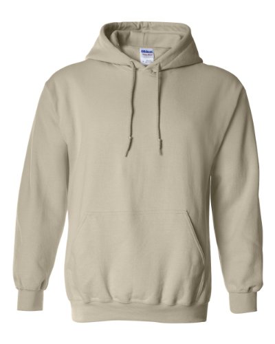 Gildan - Sudadera con capucha para hombre arena Large