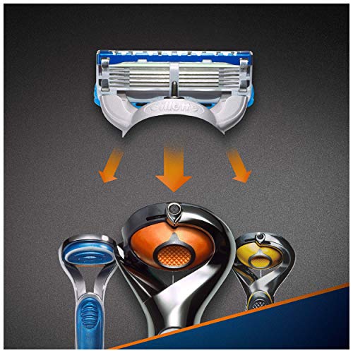 Gillette Fusion ProGlide Power - Cuchillas de recambio para maquinilla de afeitar, 8 unidades