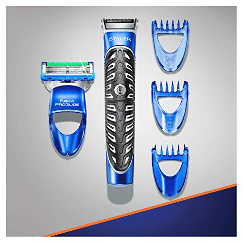 Gillette Fusion ProGlide Styler - Maquinilla de afeitar para hombre, color negro Gillette Fusion ProGlide Styler - Maquinilla de afeitar para hombre, color negro