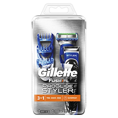 Gillette Fusion ProGlide Styler - Maquinilla de afeitar para hombre, color negro