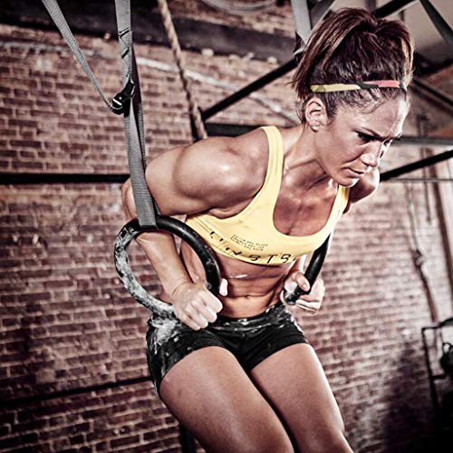 Gimnasia Anillas Anillos Anillos Suspendidos De La Formación De Adultos Cubierta Pull-up Ejercicio De Estiramiento del Hogar Equipo De 24cm De Diámetro (Color : Black, Size : 24 * 6.5cm) Gimnasia Anillas Anillos Anillos Suspendidos De La Formación De Adultos Cubierta Pull-up Ejercicio De Estiramiento del Hogar Equipo De 24cm De Diámetro (Color : Black, Size : 24 * 6.5cm)
