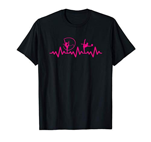 Gimnasia rítmica Heartbeat Girls Tumbling Gear Gymnast Art Camiseta