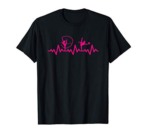 Gimnasia rítmica Heartbeat Girls Tumbling Gear Gymnast Art Camiseta Gimnasia rítmica Heartbeat Girls Tumbling Gear Gymnast Art Camiseta