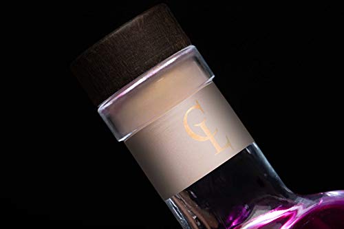 Gin Violet con Oro 23k - Premium Liqueur - Moras y Frutos del Bosque - Gin Tonic Para Regalar - 15 Botánicos 5 Destilaciones - Botella y Certificado del Oro - Sin Caja de Regalo - 40% vol
