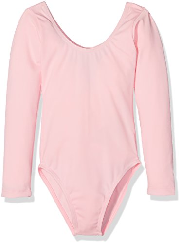 Ginadan 3603_10 Maillot de Manga Larga, Niños, Rosa, 4 años