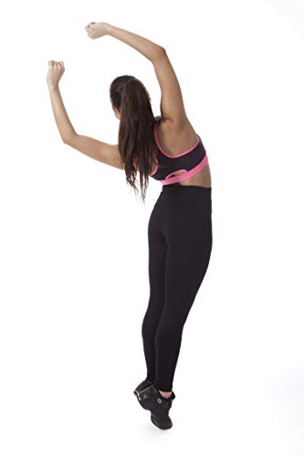 Ginadan Body, Legging Cintura Extra Larga Vientre Plano, Mujer, Negro, XL