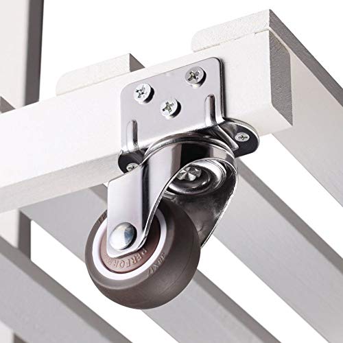 GINVF Ruedas de TPE Ruedas de Placa giratoria de 1/2 Pulgadas con Freno, reemplazo de Ruedas de Silencio en Forma de L para Cama de bebé, Carro de carros, gabinete de Cocina, Muebles, Mesa 4 Piezas GINVF Ruedas de TPE Ruedas de Placa giratoria de 1/2 Pulgadas con Freno, reemplazo de Ruedas de Silencio en Forma de L para Cama de bebé, Carro de carros, gabinete de Cocina, Muebles, Mesa 4 Piezas