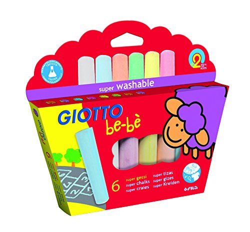 Giotto Be-bè 467300 - Pack de 6 súper Tizas, Multicolor