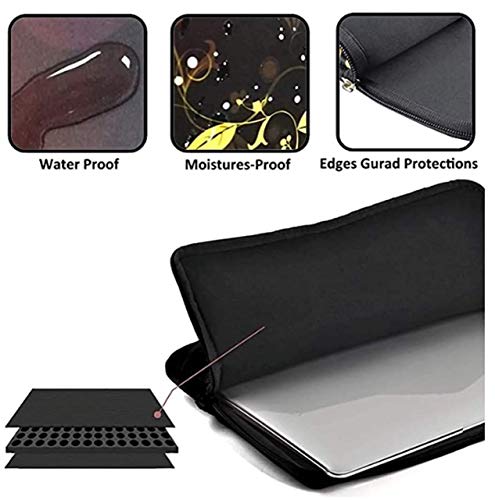 Girl MIU Laptop Sleeve Bag 15 ″ Estuche para computadora Maletín para Tableta Impermeable Portátil Messenger