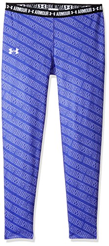 Girls' Heatgear Armour Printed Legging Leggings Estampados, Negro 003/Blanco, XS para Niñas Girls' Heatgear Armour Printed Legging Leggings Estampados, Negro 003/Blanco, XS para Niñas
