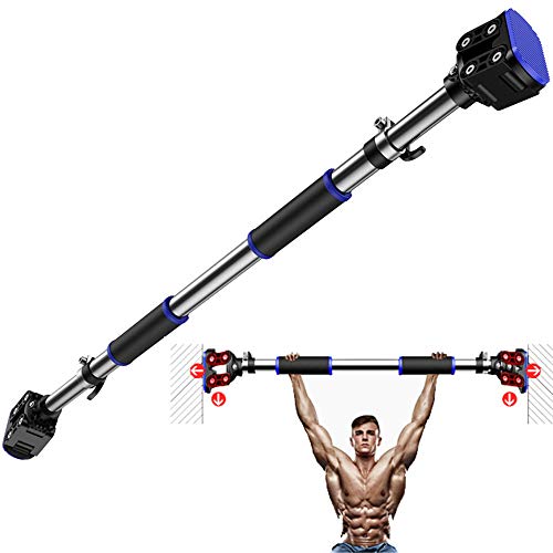 GJQDDP Hombres Pull Up Bar Doorway Barra Horizontal Marco De La Puerta Mango Lavable Desmontable Potente Mecanismo De Bloqueo Barra Abatible Body-Bulding Ejercicio Fitness Inicio,92/124cm