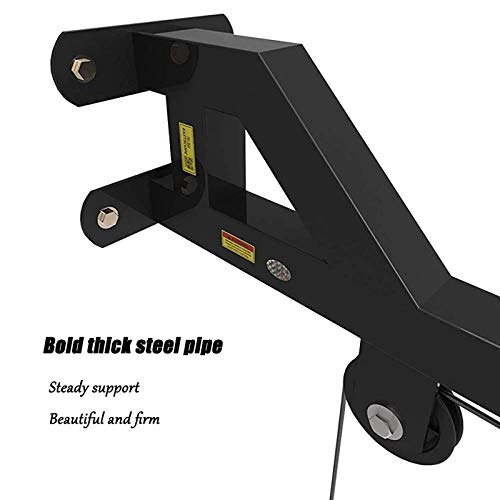GJXJY Gimnasio Casero de Montaje en Pared con 2 Poleas Maquina de Musculación Tríceps y Todos los Ejercicios de Máquina de Cable - Equipo de Gimnasio en Casa GJXJY Gimnasio Casero de Montaje en Pared con 2 Poleas Maquina de Musculación Tríceps y Todos los Ejercicios de Máquina de Cable - Equipo de Gimnasio en Casa