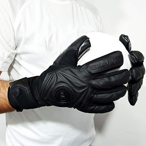 GK Saver Guantes de Portero de fútbol Profesionales 3D opacos Guantes de Portero para Ahorrar Dedos (sin personalización, Talla 9) GK Saver Guantes de Portero de fútbol Profesionales 3D opacos Guantes de Portero para Ahorrar Dedos (sin personalización, Talla 9)