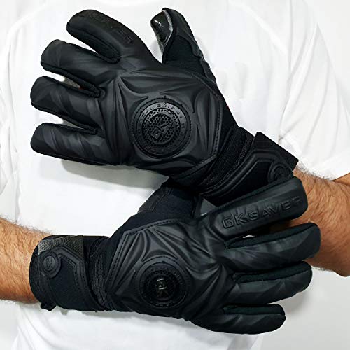 GK Saver Guantes de Portero de fútbol Profesionales 3D opacos Guantes de Portero para Ahorrar Dedos (sin personalización, Talla 9) GK Saver Guantes de Portero de fútbol Profesionales 3D opacos Guantes de Portero para Ahorrar Dedos (sin personalización, Talla 9)