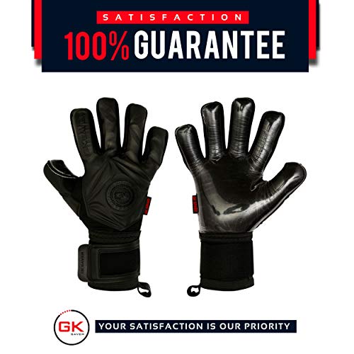 GK Saver Guantes de Portero de fútbol Profesionales 3D opacos Guantes de Portero para Ahorrar Dedos (sin personalización, Talla 9) GK Saver Guantes de Portero de fútbol Profesionales 3D opacos Guantes de Portero para Ahorrar Dedos (sin personalización, Talla 9)