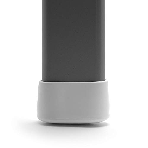Gleitgut Lot de 4 embouts de pied ovales - Embouts pour tubes ovales - 40 x 20 mm - Blanc Gleitgut Lot de 4 embouts de pied ovales - Embouts pour tubes ovales - 40 x 20 mm - Blanc