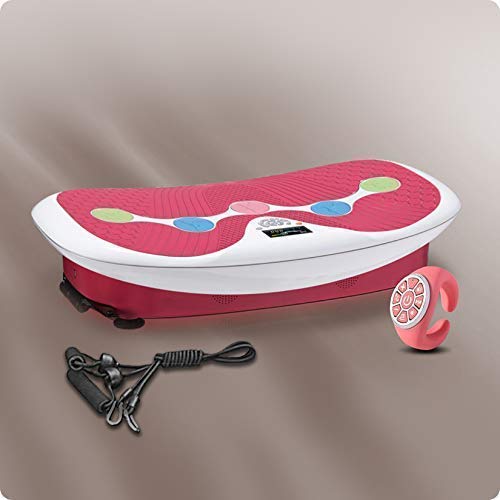 GLOBAL RELAX Zen Shaper® Plus Plataforma vibratoria oscilante Fitness - Rosa (Modelo 2020) - Tabla vibradora de Gimnasia para Adelgazar y Perder Peso - 3 áreas de Ejercicio - Garantía 2 Años