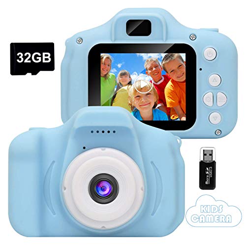 GlobalCrown Cámara para niños,Mini Digital Recargable Cámara Video Prueba de Golpes Regalos para niños de 3 a 8 años, 8MP HD Pantalla de 2 Pulgadas para Jugar al Aire Libre (32GB Tarjeta incluida) GlobalCrown Cámara para niños,Mini Digital Recargable Cámara Video Prueba de Golpes Regalos para niños de 3 a 8 años, 8MP HD Pantalla de 2 Pulgadas para Jugar al Aire Libre (32GB Tarjeta incluida)