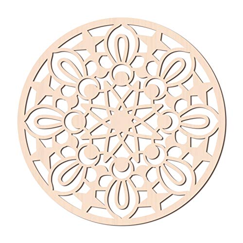 GLOBLELAND 31 CM Geometría Sagrada Arte de Pared de Madera Cortado con Láser Escultura de Pared de Madera para Decoración Colgante de Pared Arte Decoración del Hogar GLOBLELAND 31 CM Geometría Sagrada Arte de Pared de Madera Cortado con Láser Escultura de Pared de Madera para Decoración Colgante de Pared Arte Decoración del Hogar