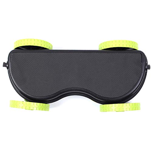 Glomixs Fitness Wheels Roller, Elastic Abdominal Muscle Resistance Pull Rope for Training Exercise Home Gym Equipment for Both Men & Women, Multi-Functional Core AB Workout Abdominal Glomixs Fitness Wheels Roller, Elastic Abdominal Muscle Resistance Pull Rope for Training Exercise Home Gym Equipment for Both Men & Women, Multi-Functional Core AB Workout Abdominal