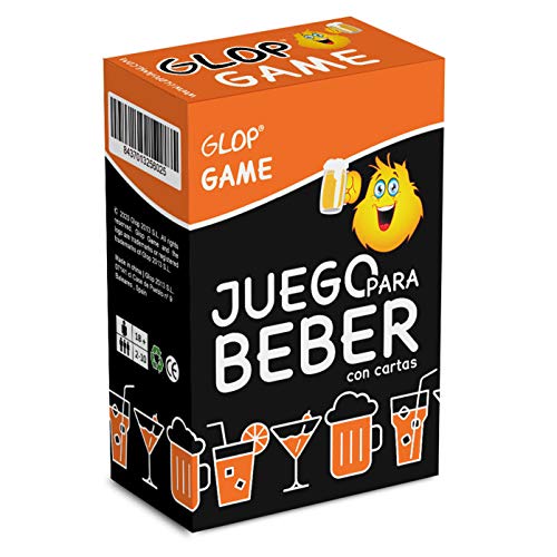 Glop Game - Juego para Beber - Juego de Mesa para Fiestas con Amigos - Juego de Cartas para Beber - 100 Cartas