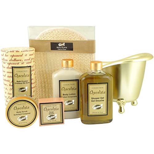Gloss - caja de baño, caja de regalo para mujeres - Bañera de Baño Regalo - Chocolate Gloss - caja de baño, caja de regalo para mujeres - Bañera de Baño Regalo - Chocolate