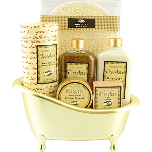 Gloss - caja de baño, caja de regalo para mujeres - Bañera de Baño Regalo - Chocolate