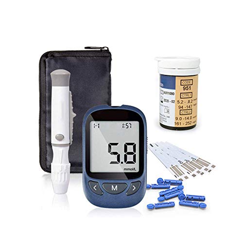 Glucosa en sangre kit de Exactive Vital control de la diabetes kit codefree tiras de prueba de glucosa en sangre x 25 y dispositivo de punción para diabéticos en mg/dL