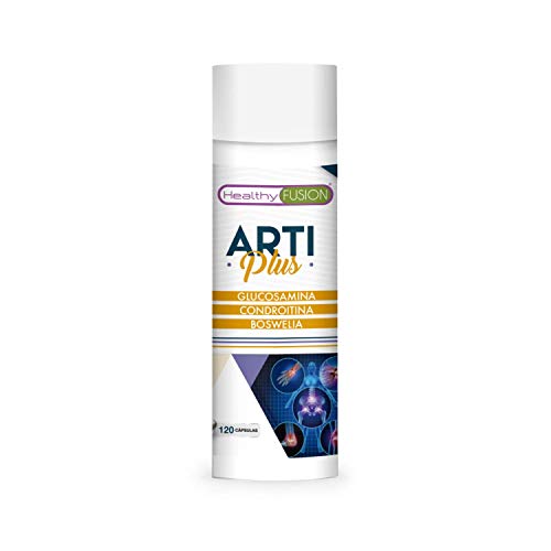 Glucosamina + Condroitina + Boswellia | Potente antiinflamatorio y analgésico | Elimina dolores musculares y articulares eficazmente | Protege y regenera articulaciones y cartílagos | 120 cápsulas Glucosamina + Condroitina + Boswellia | Potente antiinflamatorio y analgésico | Elimina dolores musculares y articulares eficazmente | Protege y regenera articulaciones y cartílagos | 120 cápsulas