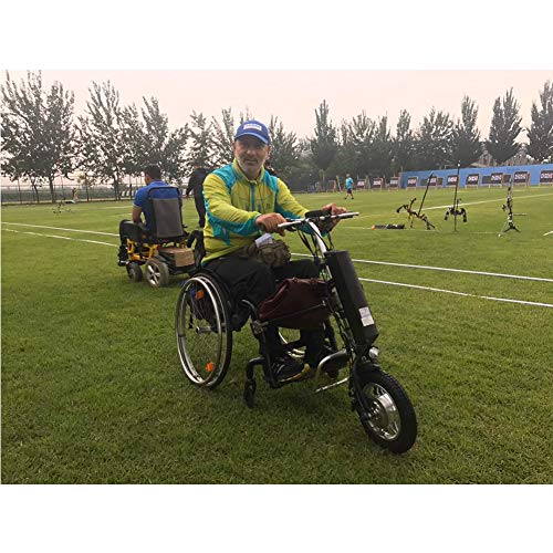 GMtes Silla de Ruedas eléctrica Adjunto handcycle Silla de Ruedas, Terapia de rehabilitación eléctrica Kit de conversión de Silla de Ruedas para Mayores Discapacidad,11.6Ah GMtes Silla de Ruedas eléctrica Adjunto handcycle Silla de Ruedas, Terapia de rehabilitación eléctrica Kit de conversión de Silla de Ruedas para Mayores Discapacidad,11.6Ah