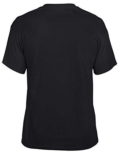GO HEAVY Camiseta para Hombres- Barbell Skull - Negro L GO HEAVY Camiseta para Hombres- Barbell Skull - Negro L