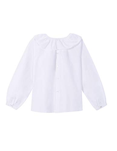 Gocco Blusa Cuello Volante Blanca Blouse, 43894 para Niñas