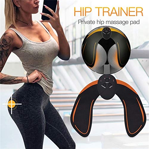 GODVC Muscle Inteligente ccsme Caderas Trainer eléctrico estimulador de Las Nalgas inalámbrica Abdominal ABS estimulador Cuerpo de la Aptitud Que Adelgaza Masaje de Punto (Color : Abdoen and Hip)