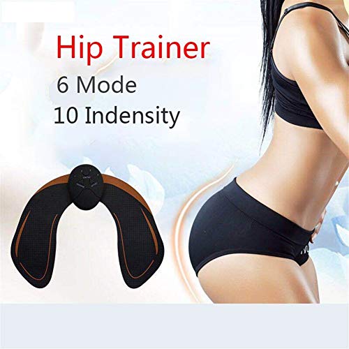 GODVC Muscle Inteligente ccsme Caderas Trainer eléctrico estimulador de Las Nalgas inalámbrica Abdominal ABS estimulador Cuerpo de la Aptitud Que Adelgaza Masaje de Punto (Color : Abdoen and Hip)