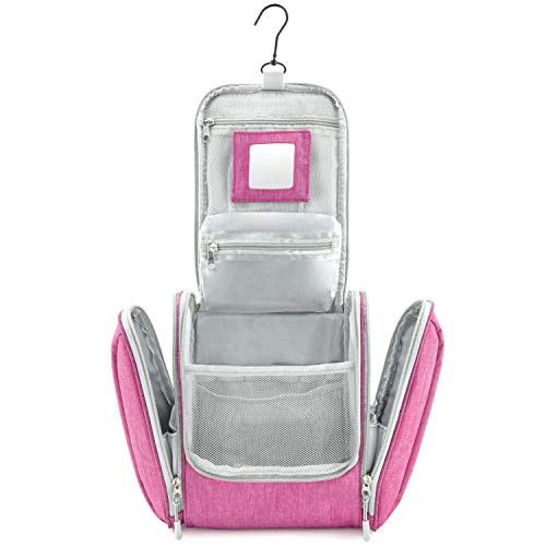 GO!elements® Bolsa de Aseo para Colgar Hombres y Mujeres | Neceser cosmético Hombre Grande Mujer para Maletas y Equipaje de Mano | Neceser de Viaje, Color:Rosa GO!elements® Bolsa de Aseo para Colgar Hombres y Mujeres | Neceser cosmético Hombre Grande Mujer para Maletas y Equipaje de Mano | Neceser de Viaje, Color:Rosa
