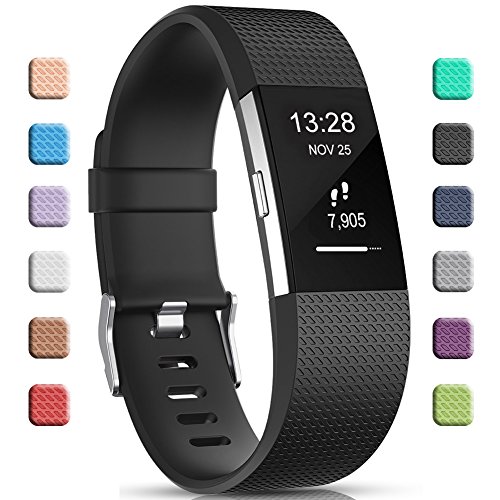 Gogoings Correa para Fitbit Charge 2 Pulsera Ajustable Correa de Reemplazo Deportivo Compatible con Fitbit Charge2 para Mujeres Hombres