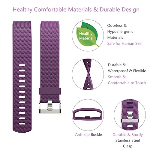 Gogoings Correa para Fitbit Charge 2 Pulsera Ajustable Correa de Reemplazo Deportivo Compatible con Fitbit Charge2 para Mujeres Hombres Gogoings Correa para Fitbit Charge 2 Pulsera Ajustable Correa de Reemplazo Deportivo Compatible con Fitbit Charge2 para Mujeres Hombres