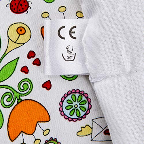 Goki - Juego de Ropa de Cama para muñecas, diseño de Flores