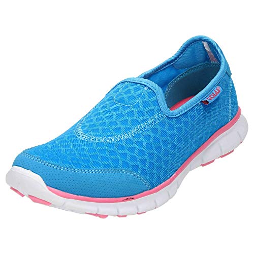 Gola - Zapatillas Deportiva Modelo Active Mystic 2 sin Cordones para Mujer (39 EU) (Rosa/Azul)