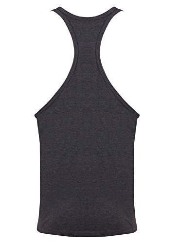 Gold´s Gym GGVST-003 Muscle Joe - Camiseta musculación para Hombre, Color Gris Marengo, Talla L