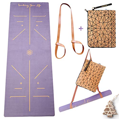 GOLDEN Esterilla de Yoga para Viajes, Plegable, Natural Caucho 1/17 Pulgadas - 1,5mm - Delgada, Absorbente, Antideslizante, para Yoga, Pilates, Ejercicios de Piso, Alineamiento Corcho Bolsa y Correa GOLDEN Esterilla de Yoga para Viajes, Plegable, Natural Caucho 1/17 Pulgadas - 1,5mm - Delgada, Absorbente, Antideslizante, para Yoga, Pilates, Ejercicios de Piso, Alineamiento Corcho Bolsa y Correa