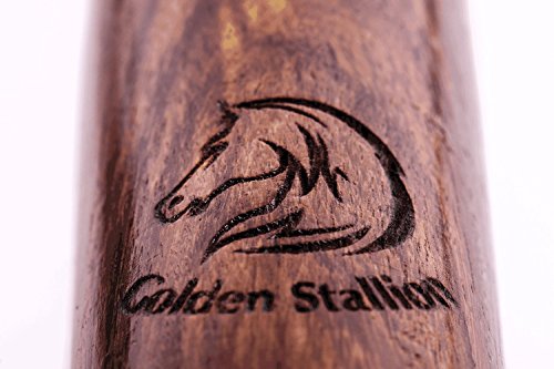 Golden Stallion – Comba de saltar ajustable con rodamientos y pesas – Comba de cuero Golden Stallion – Comba de saltar ajustable con rodamientos y pesas – Comba de cuero