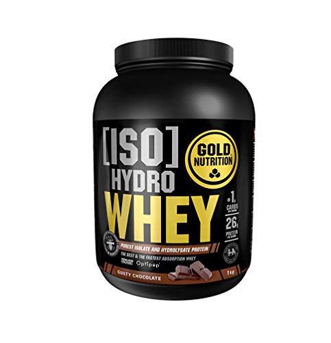 Goldnutrition Iso Hydro Whey 1kg, Chocolate, Crecimiento y Mantenimiento Muscular Goldnutrition Iso Hydro Whey 1kg, Chocolate, Crecimiento y Mantenimiento Muscular